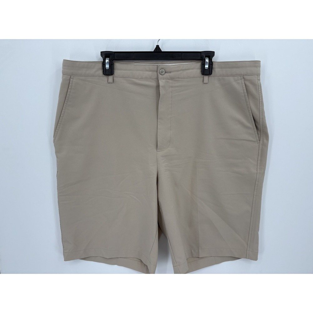 Footjoy Men's Beige Khaki Performance Stretch Athletic Golf Shorts, Size 42